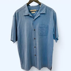 Tommy Bahama Men's Short Sleeve Blue Shirt​